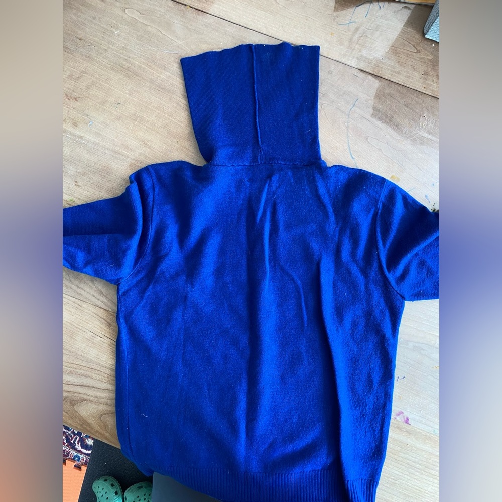 Royal blue Pendleton sweater